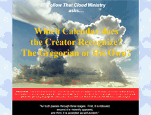 Tablet Screenshot of creationcalendar.com